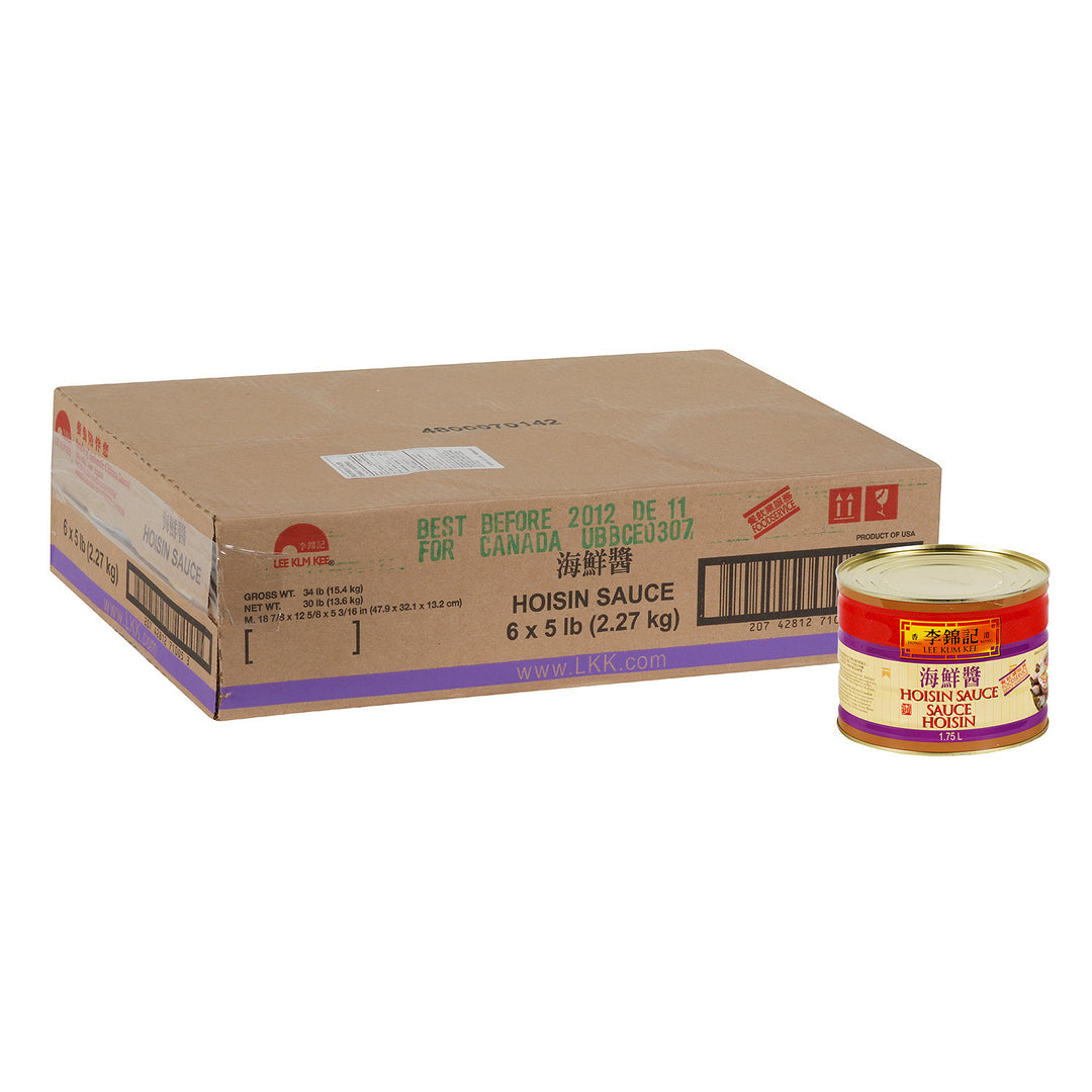Sauce Hoisin - 6 x 5 lbs (Boîte = 1 x 5 lbs) - Lee Kum Kee - Ingrédients pour restaurants et services de restauration - Distribution canadienne