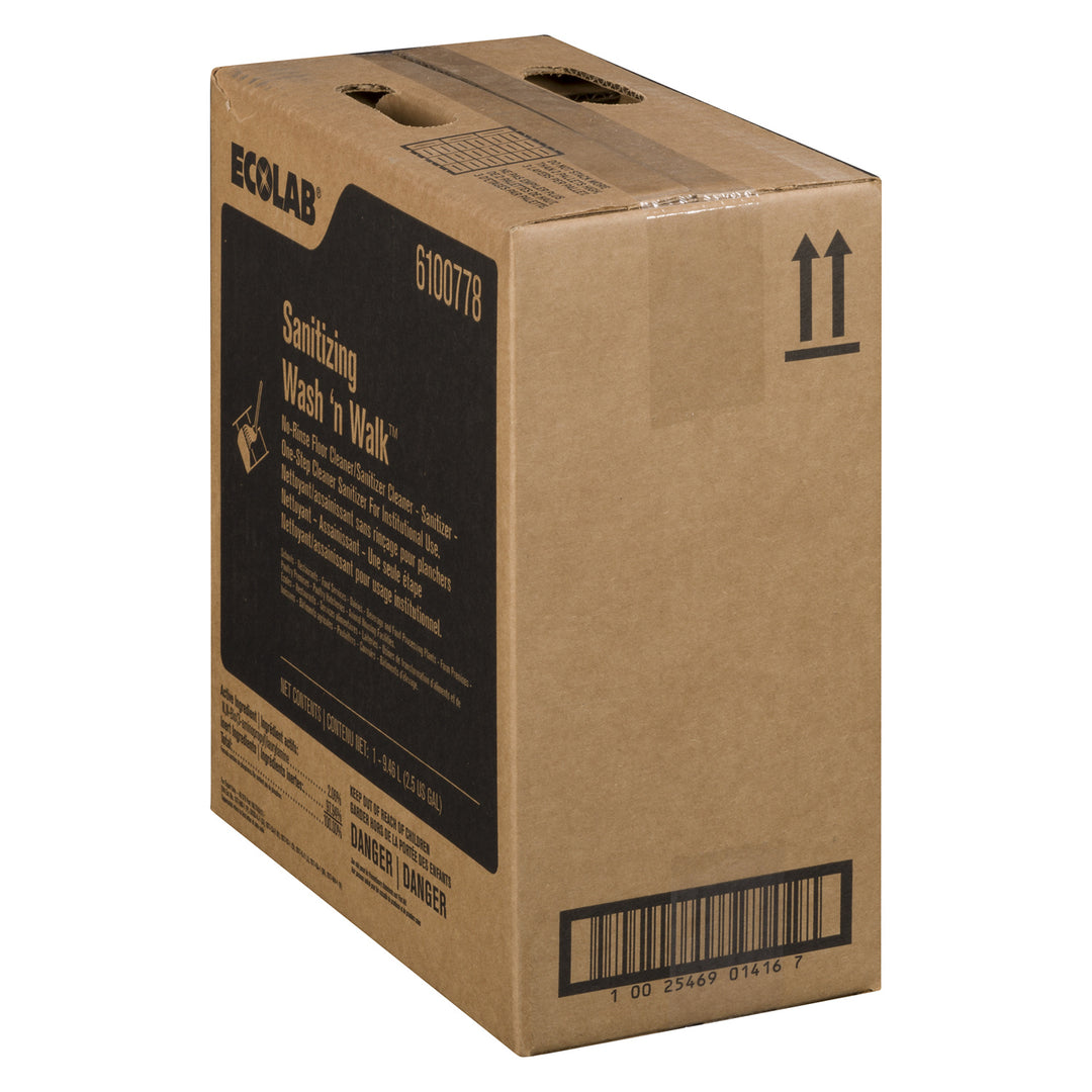 Nettoyant pour sols 'N Walk - 1 x 9,46 L - Ecolab - Emballage et accessoires - Fournitures et équipement pour restaurants - Distribution canadienne