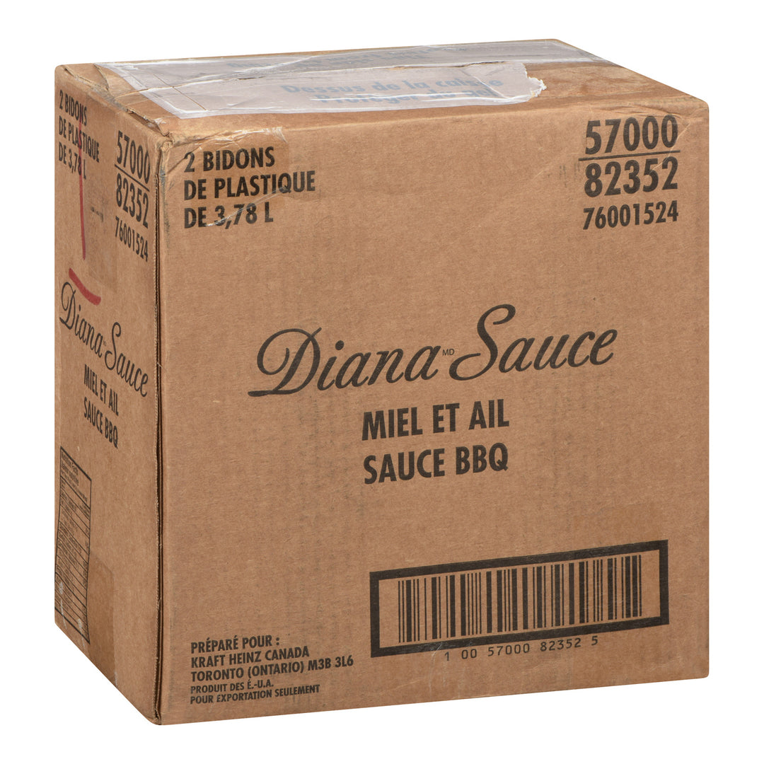 Sauce BBQ miel et ail - 2 x 3,78 L - Diana - Ingrédients pour restaurants et services de restauration - Distribution canadienne