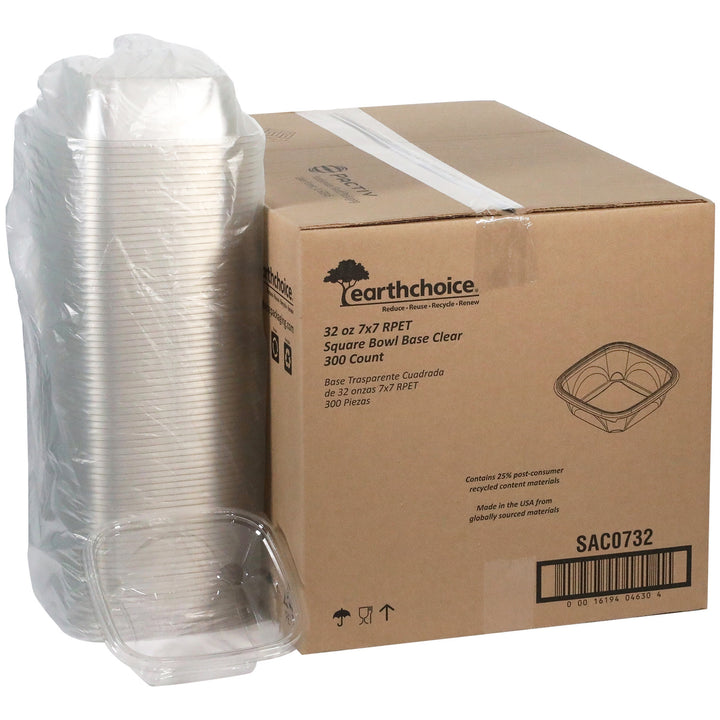 Bâches de plastique transparentes carrées 32 oz. 7 x 7 - 2 x 150 unités - Pactiv Corp - Emballage et accessoires - Fournitures et équipement pour restaurants - Distribution canadienne