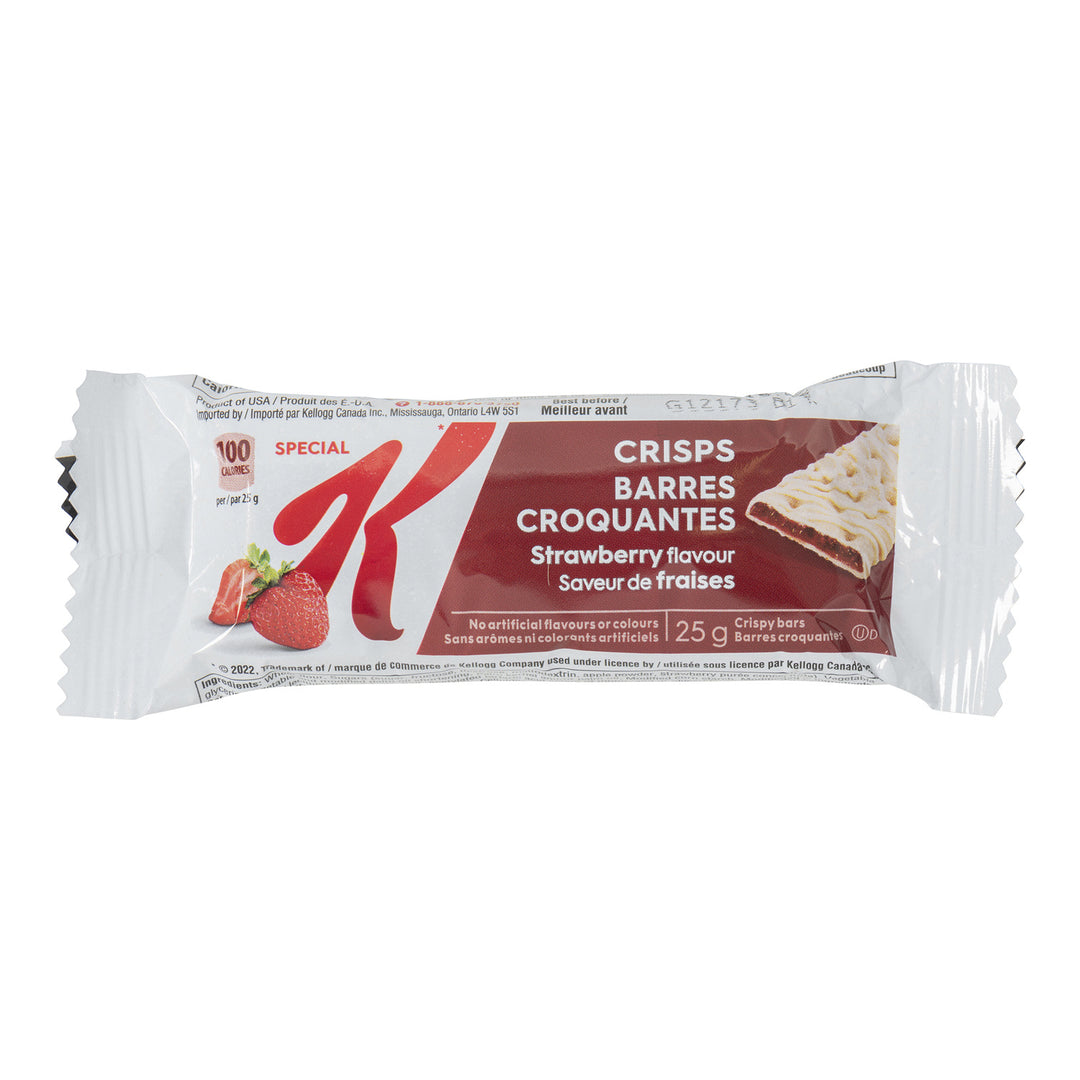 Barre en-cas Special K Fruit Fraise - 6 x 300 g - Kellogg's - Ingrédients pour restaurants et services de restauration - Distribution canadienne
