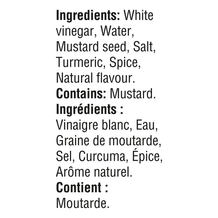 Bouteille de moutarde jaune à l'envers - 24 x 375 mL - Heinz - Ingrédients pour restaurants et services de restauration - Distribution canadienne