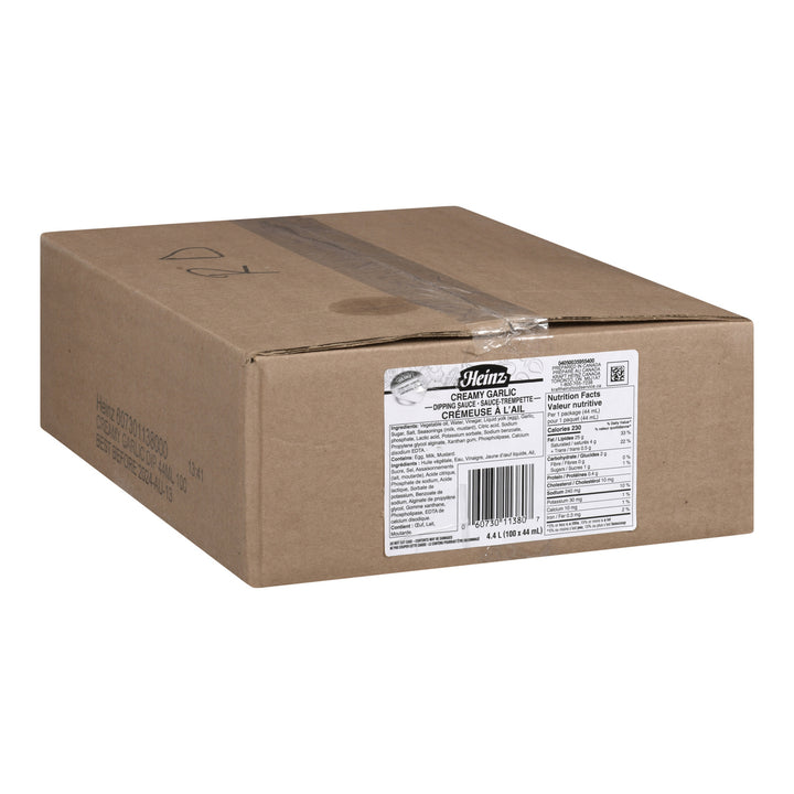 Sauce crémeuse à l'ail - 100 x 1,5 oz - Heinz - Ingrédients pour restaurants et services de restauration - Distribution canadienne