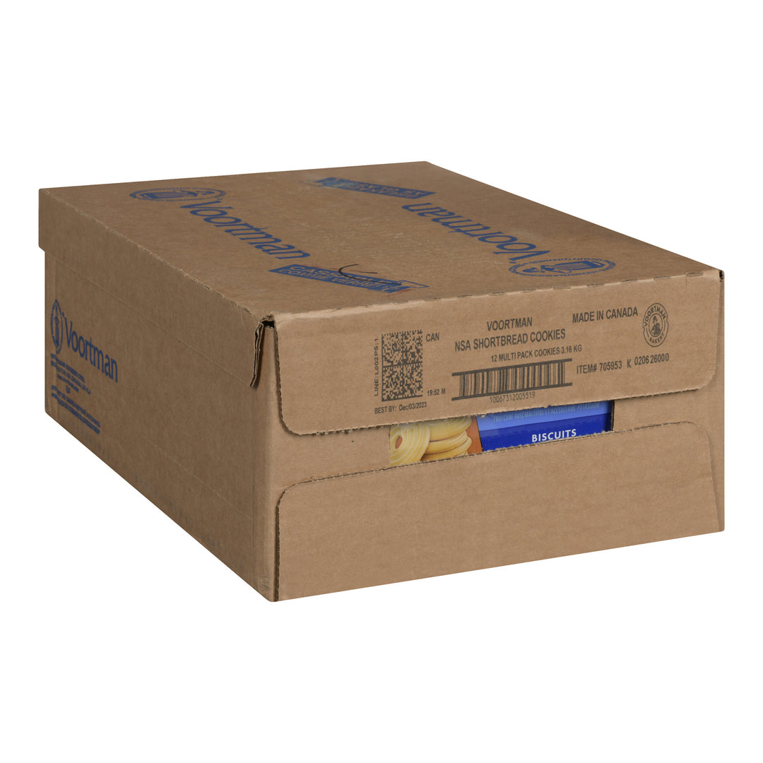 Tourbillon de sablé au beurre sans sucre - 12 x 225 g - Voortman - Ingrédients pour restaurants et services de restauration - Distribution canadienne