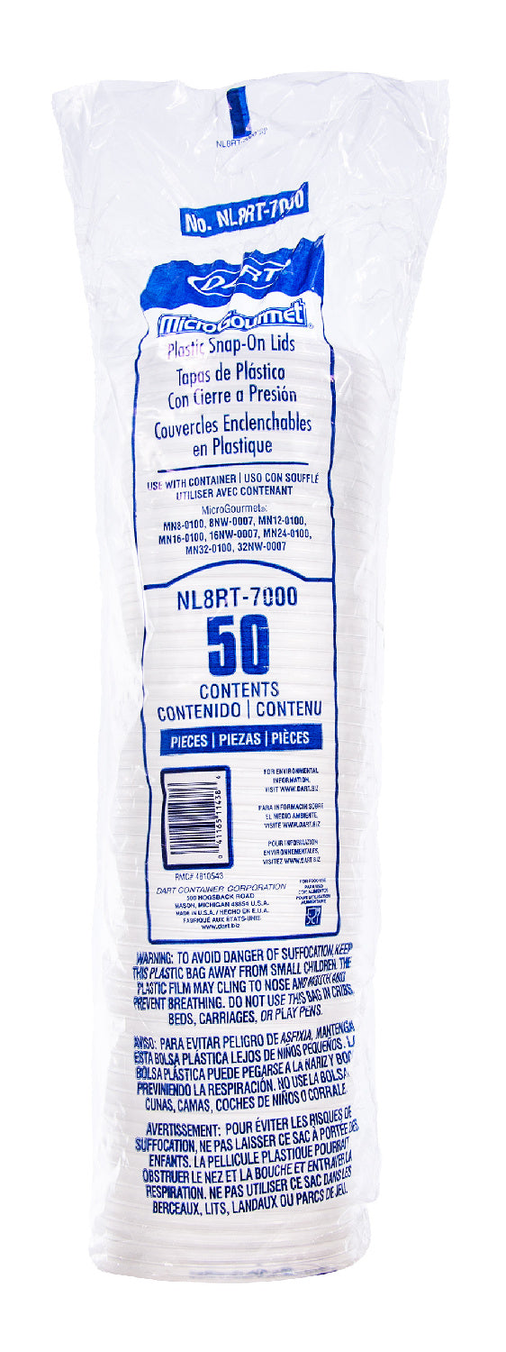 Bacs alimentaires en plastique transparent avec couvercle - 10 x 50 unités - Solo Cup - Emballage et accessoires - Fournitures et équipement pour restaurants - Distribution canadienne