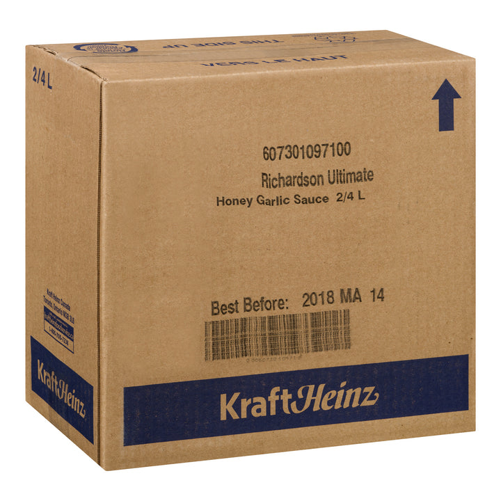 Sauce Honey Garlic Ultimate - 2 x 4 L - Richardson - Ingrédients pour restaurants et services de restauration - Distribution canadienne