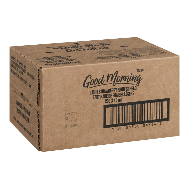 Confiture de fraises légère - 200 x 10 mL - Good Morning - Ingrédients pour restaurants et services de restauration - Distribution canadienne