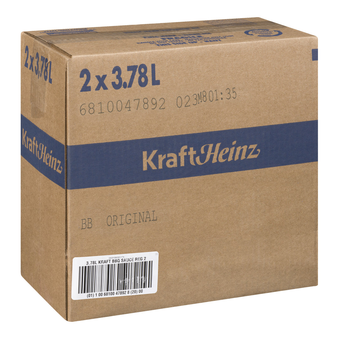 Sauce BBQ Original - 2 x 3,78 L - Kraft - Ingrédients pour restaurants et services de restauration - Distribution canadienne