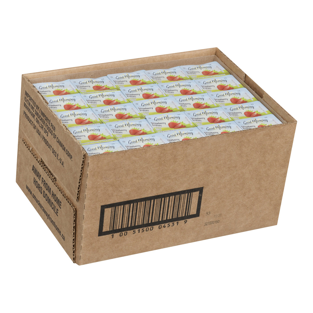 Confiture de fraises portionnée - 200 x 10 mL - Good Morning - Ingrédients pour restaurants et services de restauration - Distribution canadienne