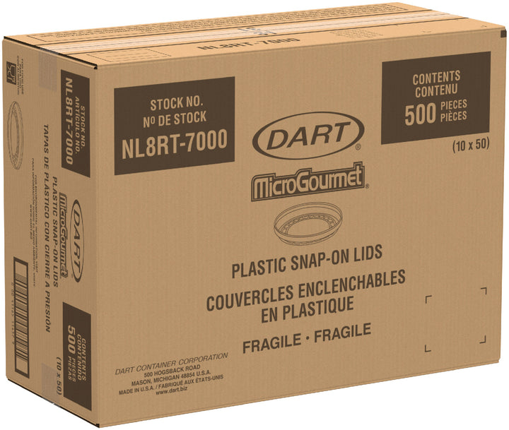 Bacs alimentaires en plastique transparent avec couvercle - 10 x 50 unités - Solo Cup - Emballage et accessoires - Fournitures et équipement pour restaurants - Distribution canadienne