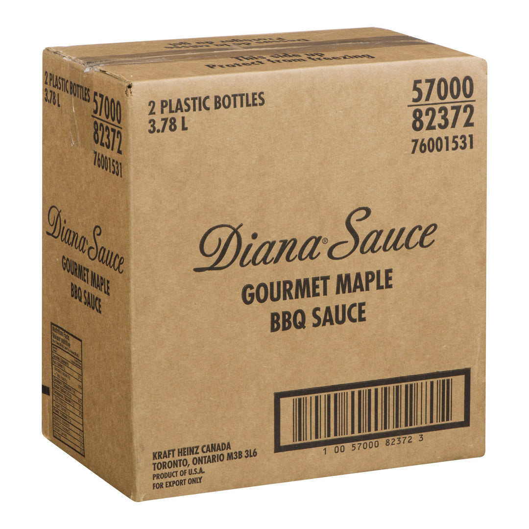 Sauce BBQ érable - 2 x 3,78 L - Diana - Ingrédients pour restaurants et services de restauration - Distribution canadienne