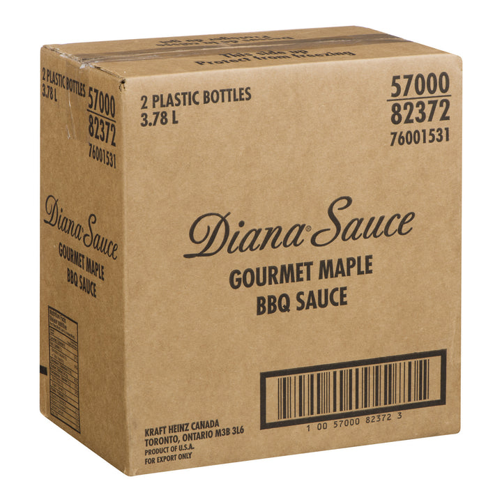 Sauce BBQ érable - 2 x 3,78 L - Diana - Ingrédients pour restaurants et services de restauration - Distribution canadienne