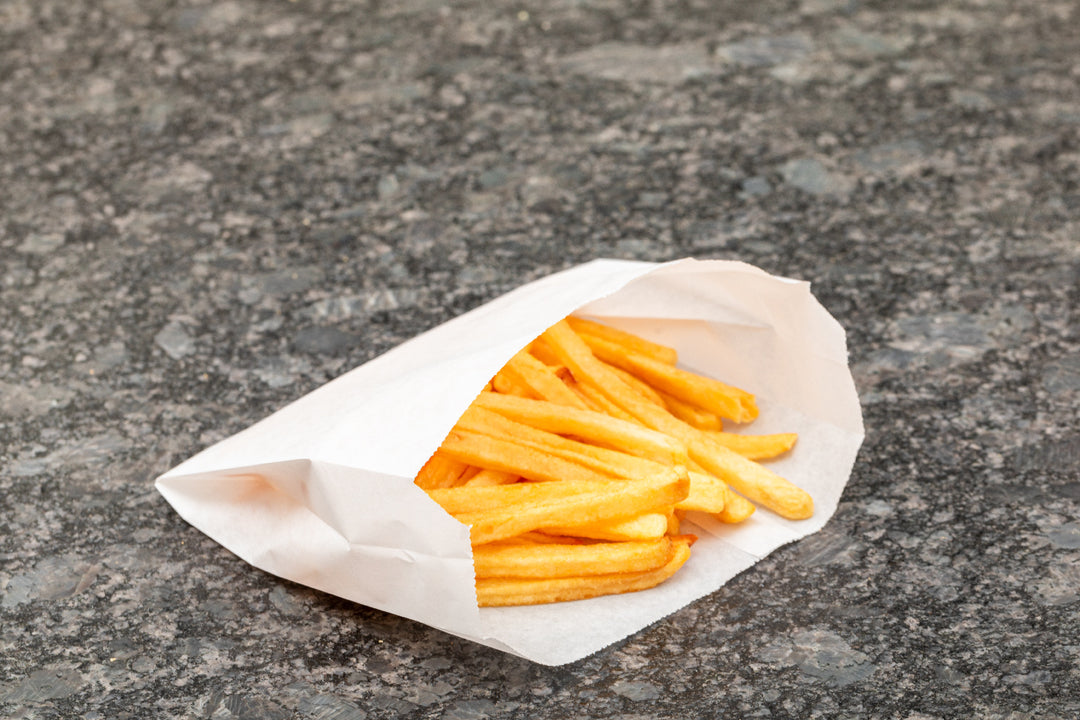 Sacs en papier pour frites 5 x 1,5 x 4,5 po - 1 x 2000 unités - Mcnairn Packagi - Emballage et accessoires - Fournitures et équipement pour restaurants - Distribution canadienne