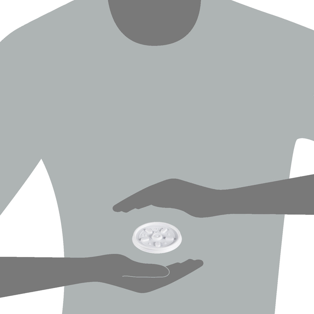 Couvercle en plastique compatible avec 4J6 / 6J6 / 3.5J6 / SY6 - 10 x 100 unités - Conteneur Dart - Emballage et accessoires - Fournitures et équipement pour restaurants - Distribution canadienne