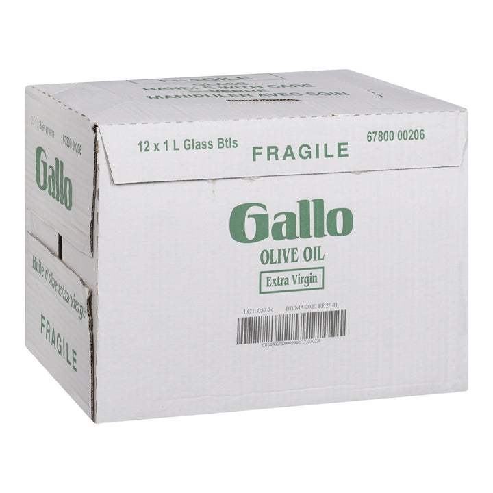 Huile d'olive extra vierge - 12 x 1 L - Galo - Ingrédients pour restaurants et services de restauration - Distribution canadienne