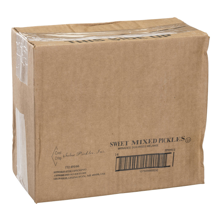 Pickles Sucrés Mixtes - 2 x 4 L - Frais et Croquants - Ingrédients pour Restaurants et Services de Restauration - Distribution Canadienne