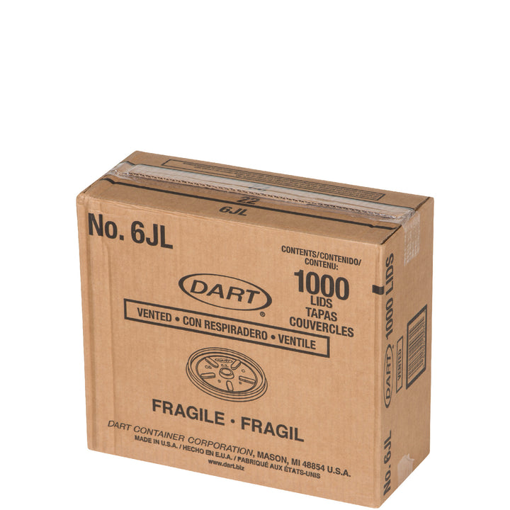 Couvercle en plastique compatible avec 4J6 / 6J6 / 3.5J6 / SY6 - 10 x 100 unités - Conteneur Dart - Emballage et accessoires - Fournitures et équipement pour restaurants - Distribution canadienne