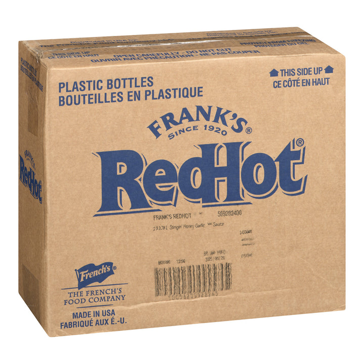 Sauce miel et ail extra piquante - 2 x 3,78 L - Frank's Redhot - Ingrédients pour restaurants et services de restauration - Distribution canadienne