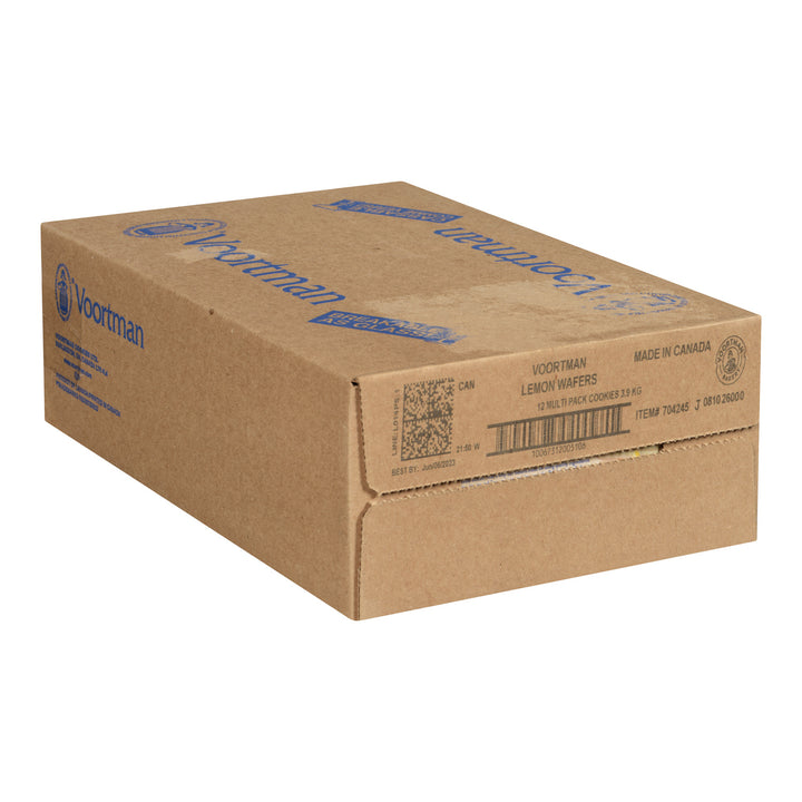 Gaufrette Cookie Citron - 12 x 300 g - Voortman - Ingrédients pour restaurants et services alimentaires - Distribution canadienne