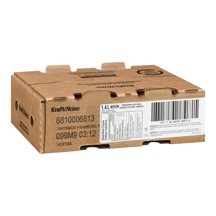 Confiture de framboise - 140 x 10 mL - Kraft - Ingrédients pour restaurants et services de restauration - Distribution canadienne