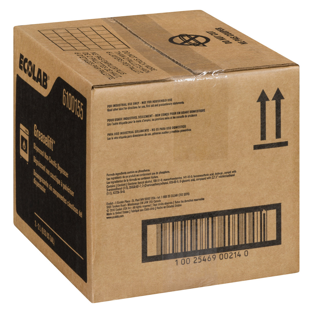 Distributeur de dégraissant nettoyant Greaselift - 2 x 2 L - Ecolab - Emballage et accessoires - Fournitures et équipement pour restaurants - Distribution canadienne