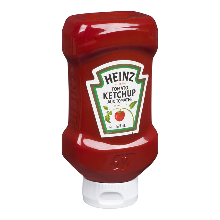 Ketchup Squeeze Big Bottle - 20 x 575 mL - Heinz - Restaurant and Foodservice Ingredients - Canadian Distribution