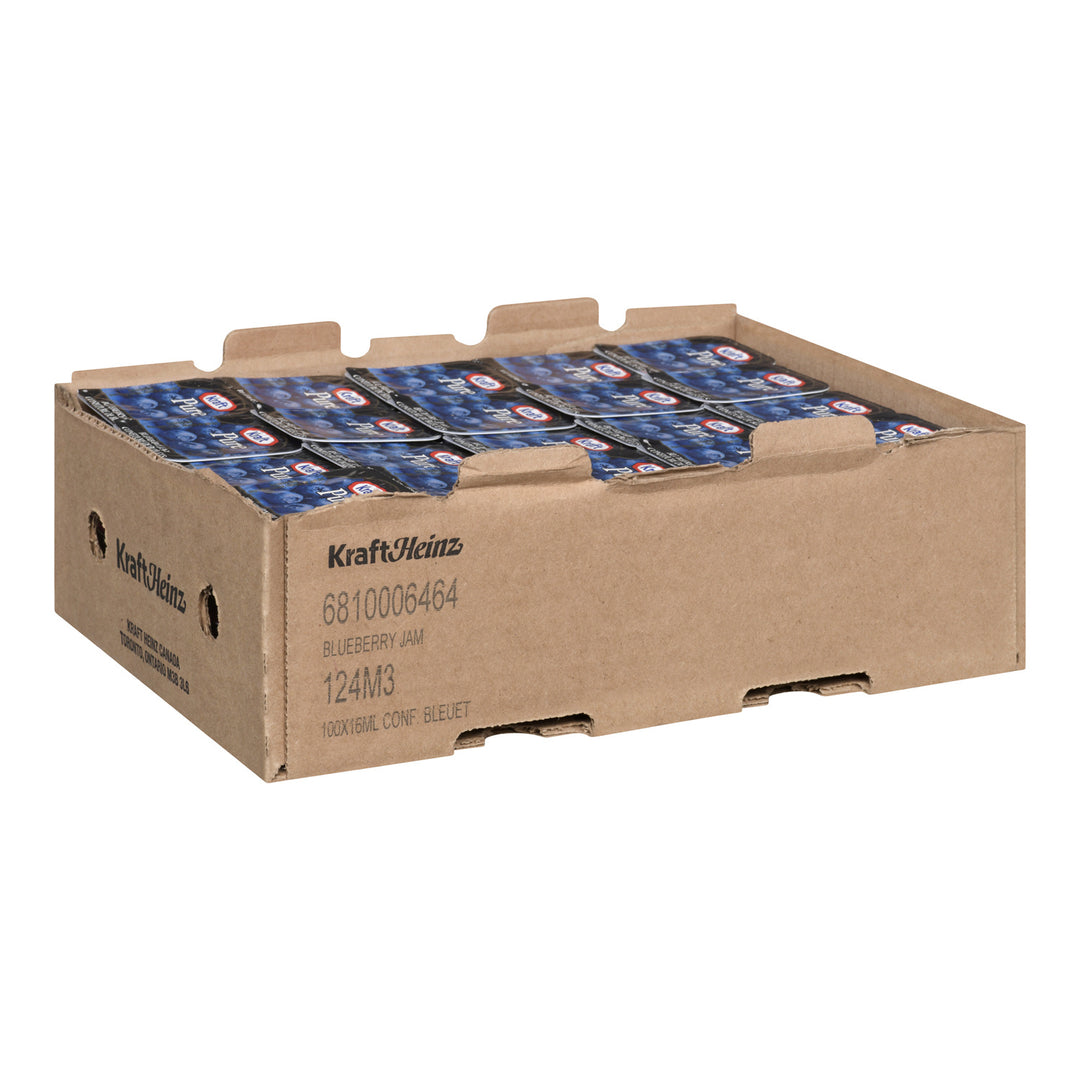 Confiture de myrtilles Pure Portion Control - 200 x 16 mL - Kraft - Ingrédients pour restaurants et services de restauration - Distribution canadienne