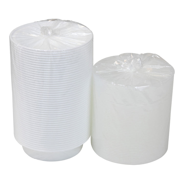 Récipient rond en plastique blanc avec couvercle - 150 x 24 oz - Versatainer - Emballage et accessoires - Fournitures et équipement pour restaurants - Distribution canadienne