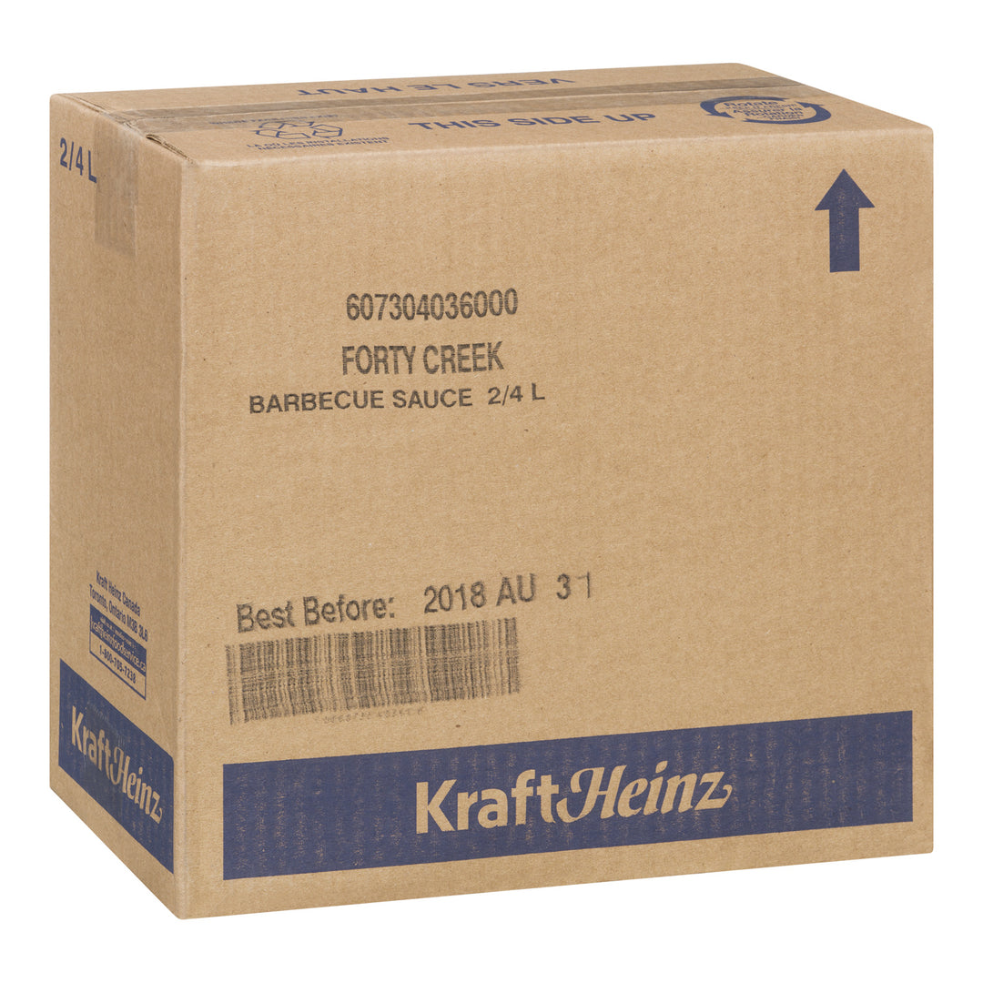 Sauce BBQ Forty Creek - 2 x 4 L - Richardson - Ingrédients pour restaurants et services de restauration - Distribution canadienne