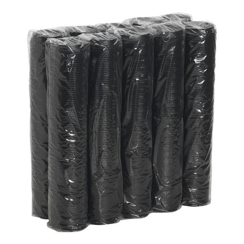 Couvercle en plastique transparent noir pour gobelets à café 12/16 oz - 10 x 100 unités - Dixie - Emballage et accessoires - Fournitures et équipement pour restaurants - Distribution canadienne