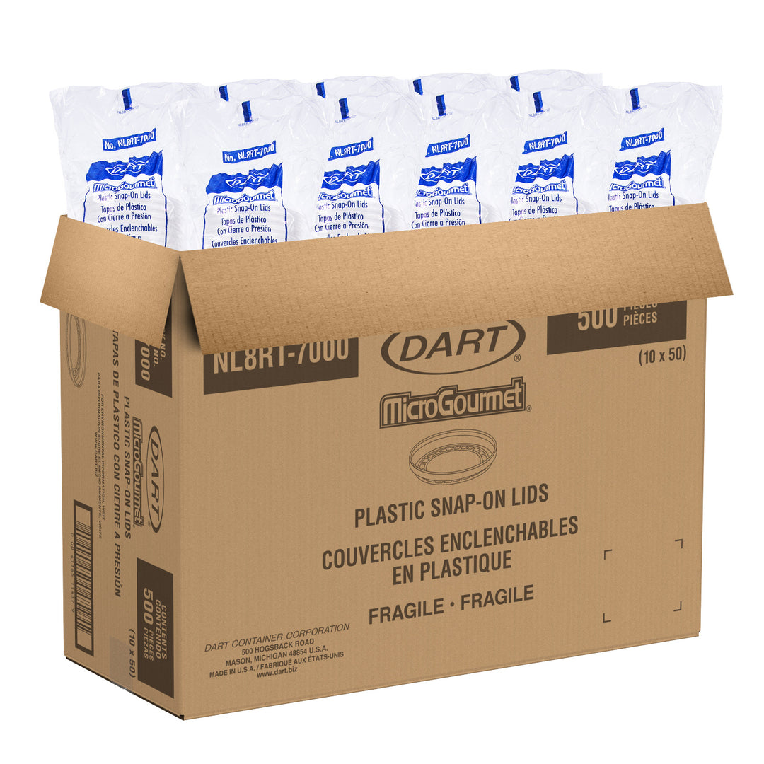 Bacs alimentaires en plastique transparent avec couvercle - 10 x 50 unités - Solo Cup - Emballage et accessoires - Fournitures et équipement pour restaurants - Distribution canadienne