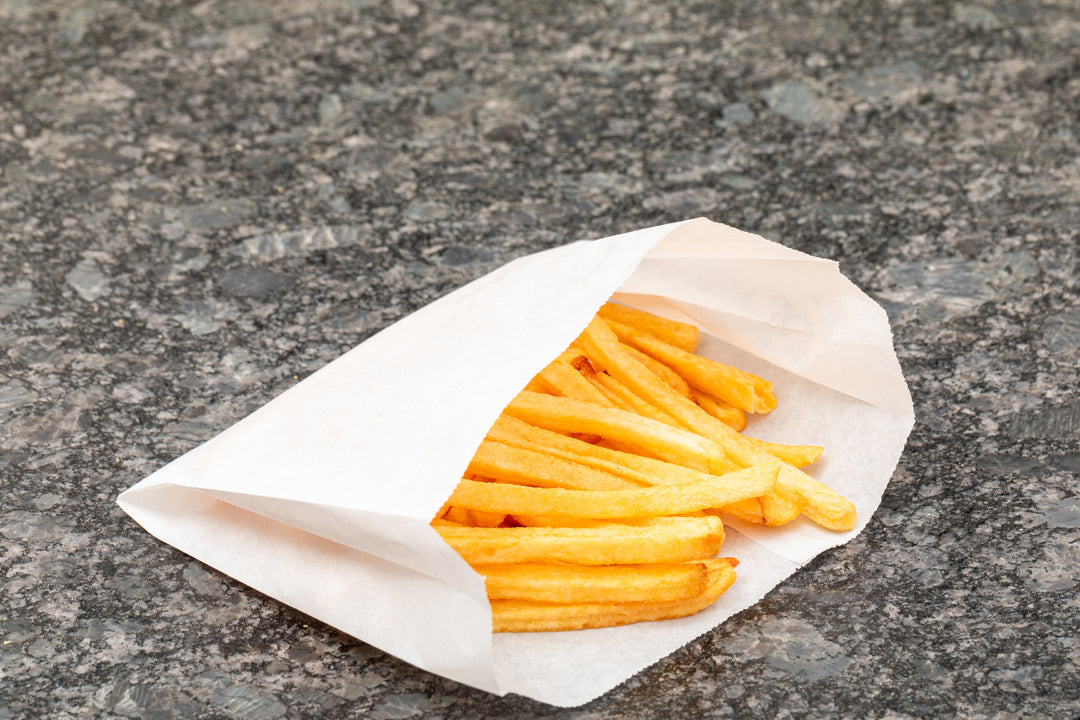 Sacs en papier pour frites 5 x 1,5 x 4,5 po - 1 x 2000 unités - Mcnairn Packagi - Emballage et accessoires - Fournitures et équipement pour restaurants - Distribution canadienne