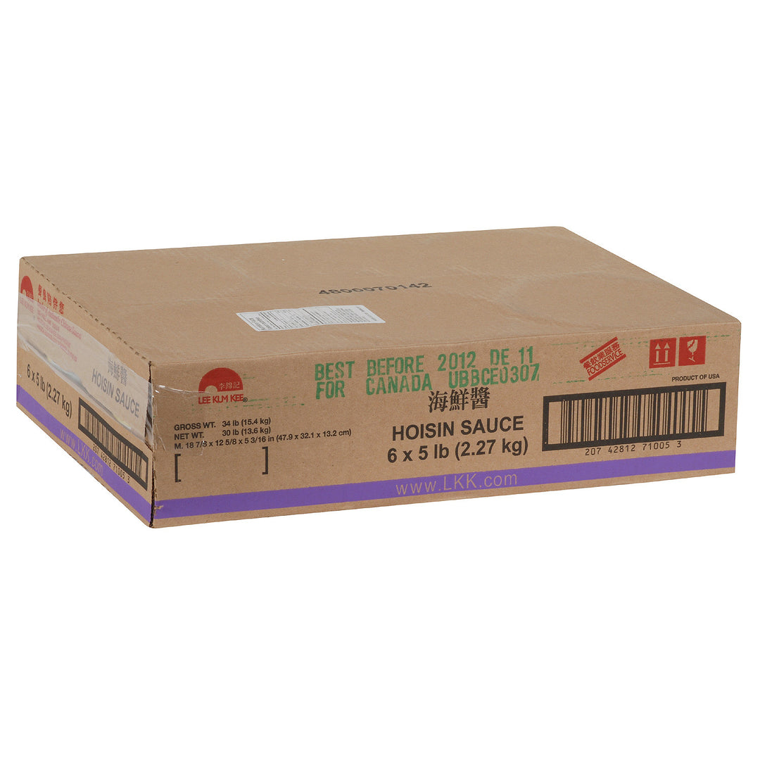 Sauce Hoisin - 6 x 5 lbs (Boîte = 1 x 5 lbs) - Lee Kum Kee - Ingrédients pour restaurants et services de restauration - Distribution canadienne