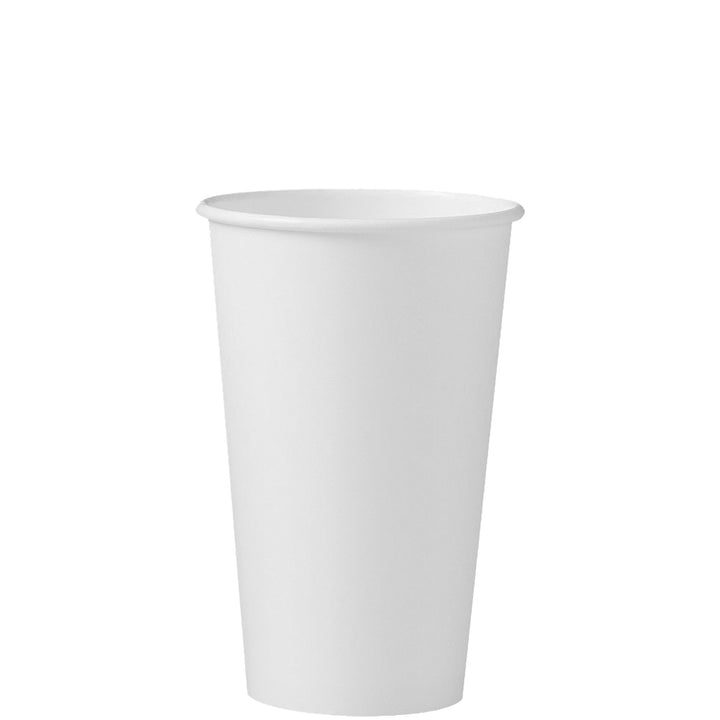 Tasses en papier blanc pour boissons chaudes, 16 oz - 20 x 50 unités - Solo Cup - Emballage et accessoires - Fournitures et équipement pour restaurants - Distribution canadienne