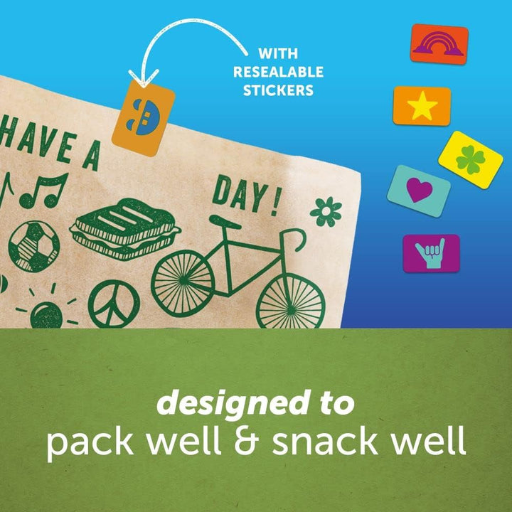 Ziploc Paper Sandwich & Snack Bags, 50 Count X 6 (300 Bags) - Recyclable & Sealable with Fun Designs - Canadian Distribution New