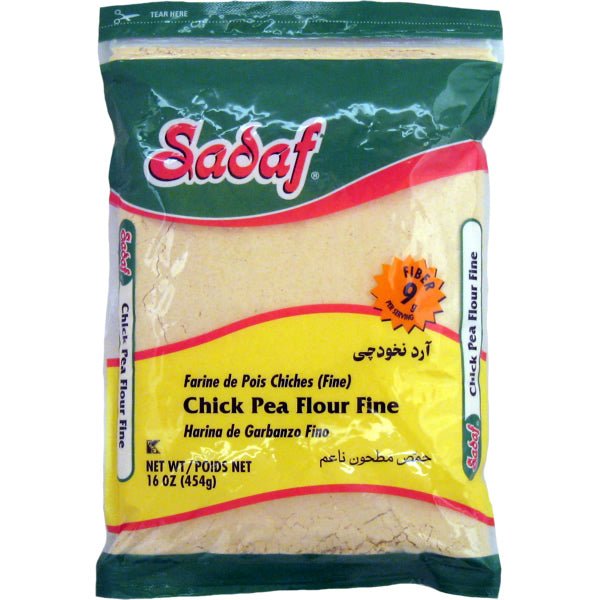 Farine de pois chiches Sadaf | Fine - 454 g (16 oz).