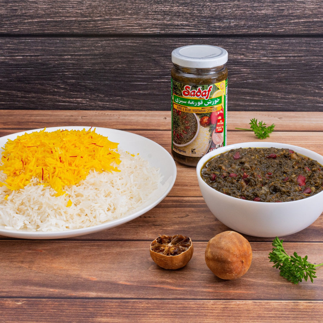 Sadaf Khoresh Ghormeh Sabzi (ragoût végétarien aux herbes et aux haricots) | Pot - 340 g (12 oz)
