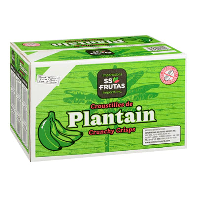 S-FRUTAS makes sure to select premium quality plantain from tropical South American regions to produce delicious chips.