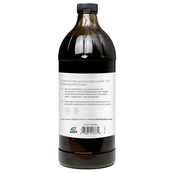 Canadian Distributor of Natural Vanilla Paste - 946ml - 32 fl oz - Rodelle - Vanilla Extracts - Baking Mixes and Ingredients - Canadian Distribution