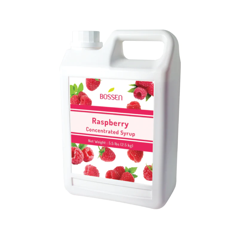Raspberry Fruit Syrup Bossen Canada
