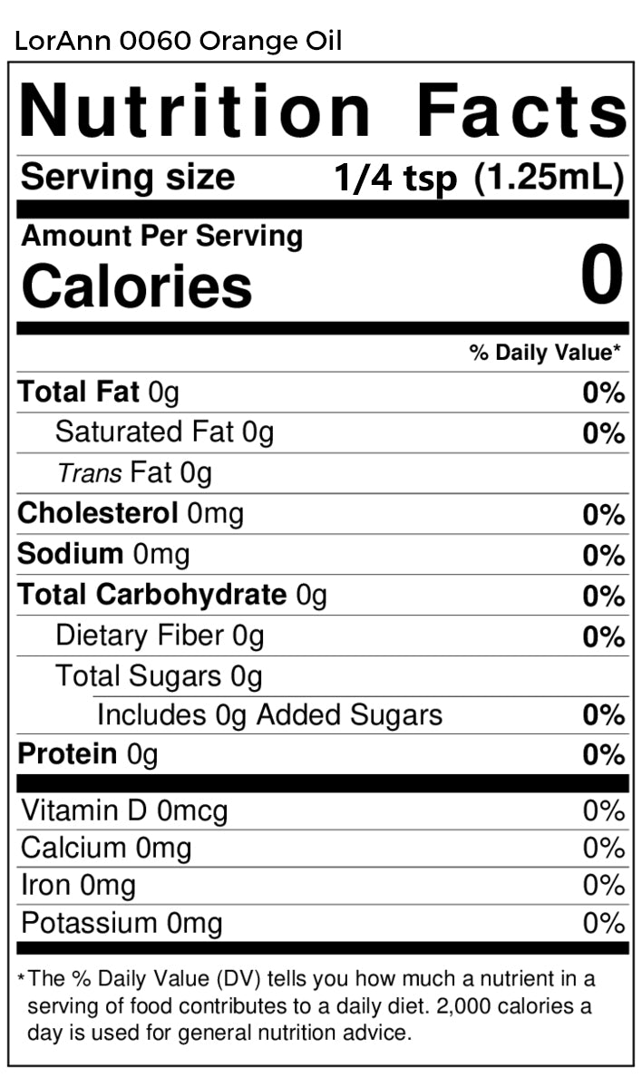 Orange Oil Natural - Food Grade Essential Oils 1 oz., 16 oz., 1 Gallon
