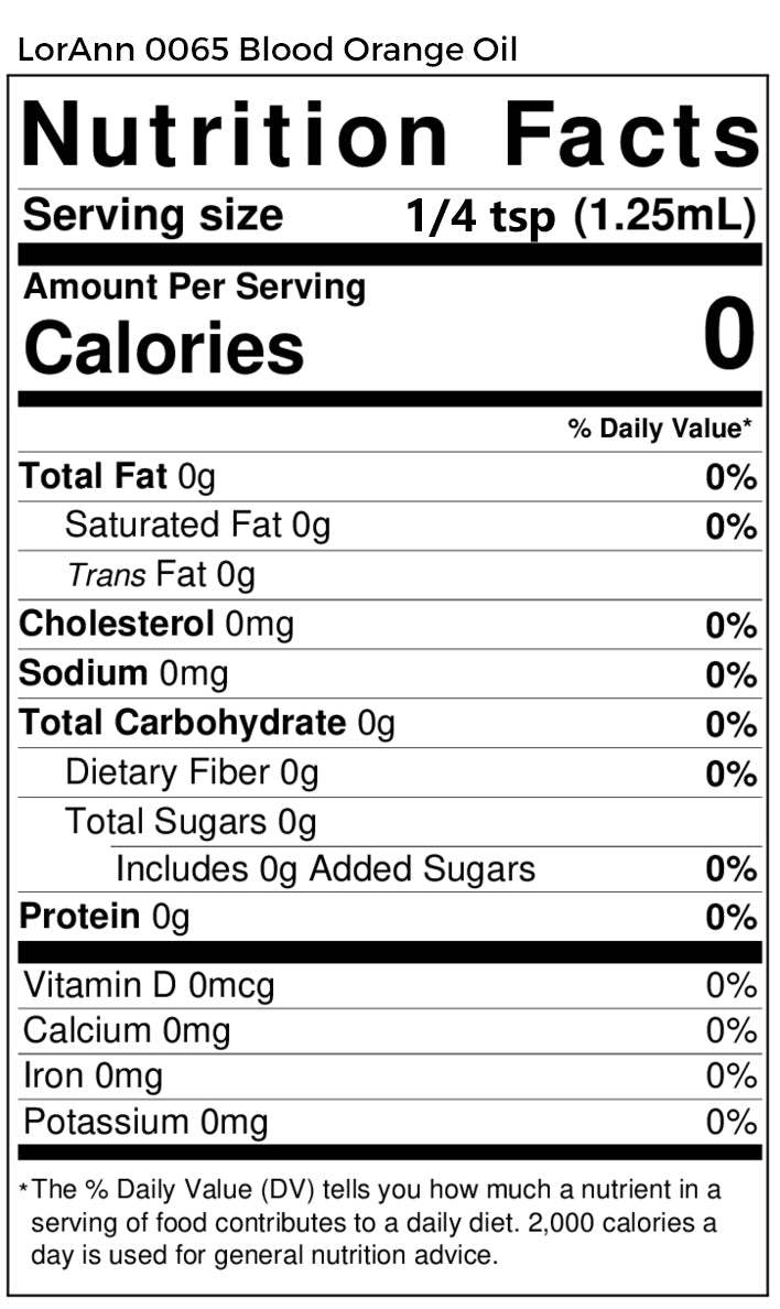 Blood Orange Oil Natural - Food Grade Essential Oils 1 oz., 16 oz., 1 Gallon