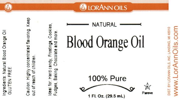 Blood Orange Oil Natural - Food Grade Essential Oils 1 oz., 16 oz., 1 Gallon