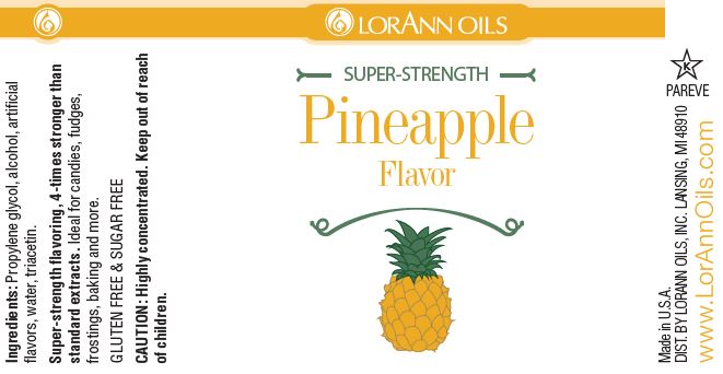 Pineapple Flavoring - Super Strength Flavor 1 oz., 16 oz., 1 Gallon, 5 Gallons