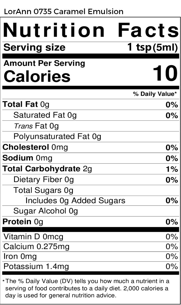Émulsion de boulangerie au caramel - 16 oz. - 1 gallon - 5 gallons