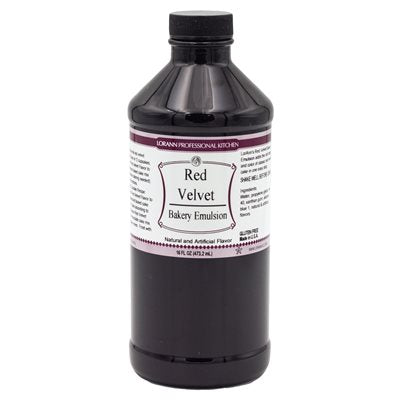 Émulsion de boulangerie Red Velvet - 16 oz. - 1 gallon - 5 gallons