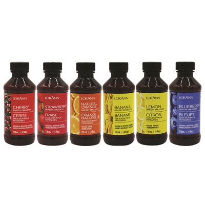 Baker's Fruity Emulsion Variety Pack - 6 x 4 oz.