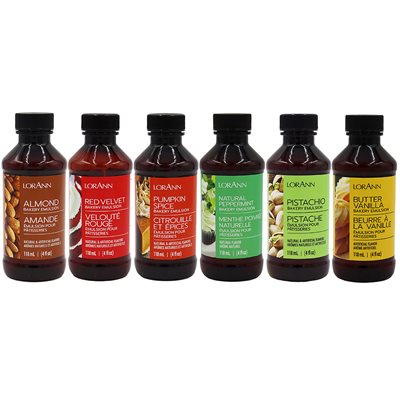 Holiday Bakery Emulsion Variety Pack - 6 x 4 oz.