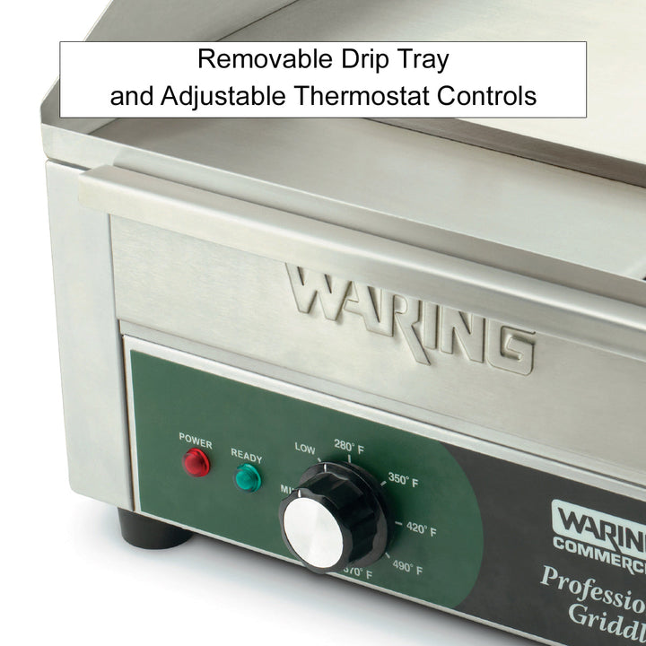 WGR140X Professional Countertop Electric Griddle by Waring Commercial - Canadian Distribution