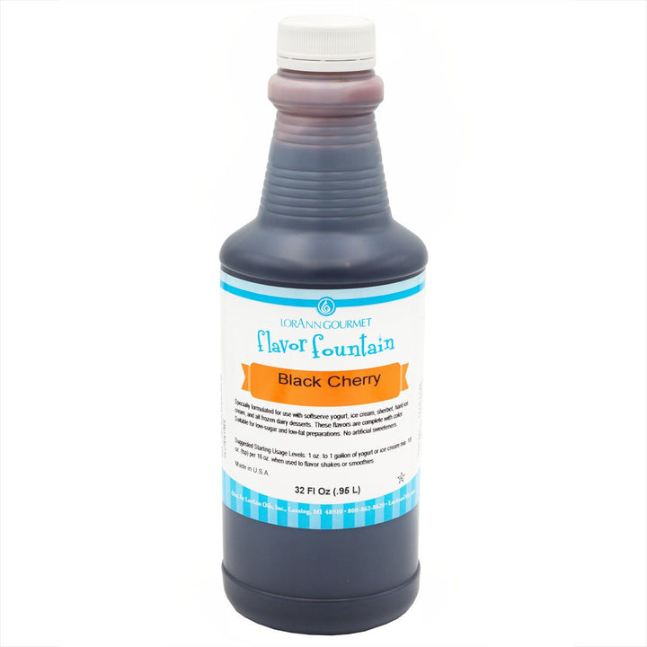 Black Cherry Flavor 32 oz Bottle